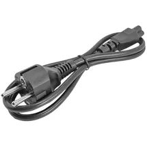 Startech StarTech.com 1 m Laptop Ladekabel, EU Schuko auf C5, 2,5A 250V, 18AWG, Notebook / Laptop Ersatzstromkabel, Laptop Netzteil Stromkabel, Kleeblatt/Mickey Mouse Netzkabel, 1 m, CEE7/7, C5-Koppler, 250 V, 2.5 A