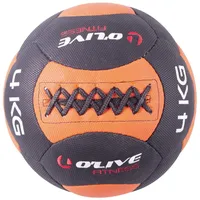 Olive Mini Medizinball 4kg - Orange - 4 kg