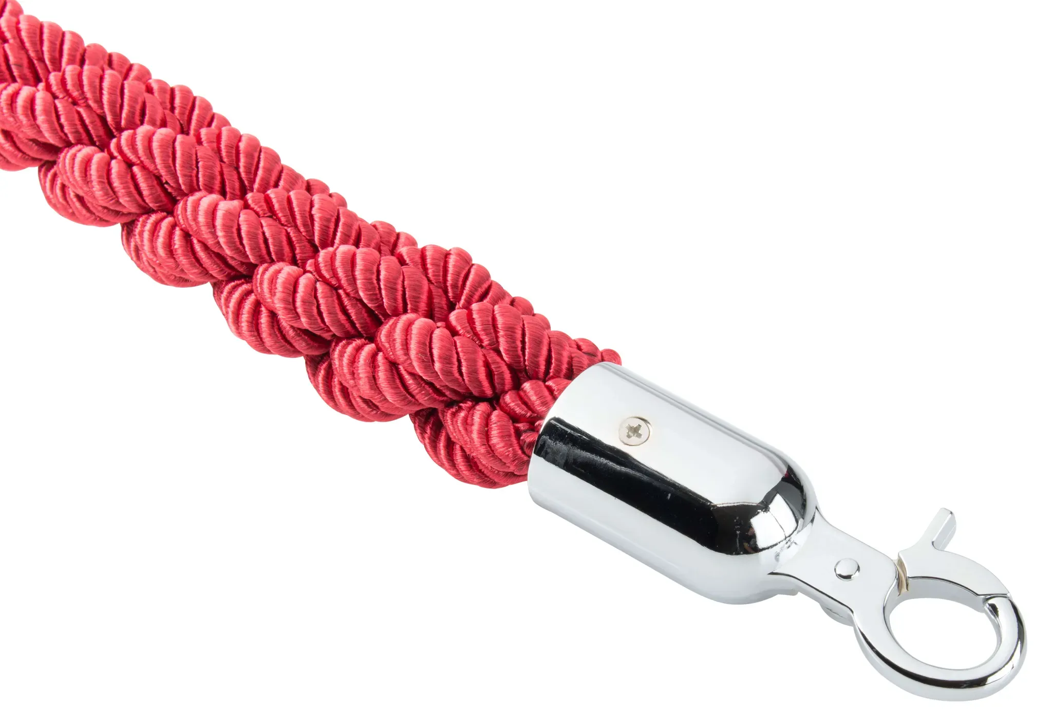 Verbindungskordel 1500x32mm rot/chrom - Rot / chrom