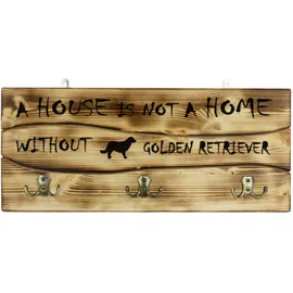 OEM Golden Retriever - ein Kleiderbügel mit einem Hund, ein Medaillendisplay, eine W