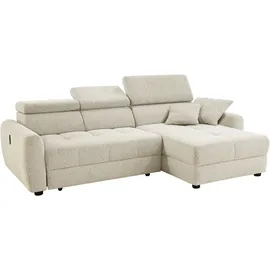 Jockenhöfer Ecksofa Move Flachgewebe beige