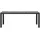 VCM Gartentisch 195 x 90 x 75 cm Schwarz/Grau