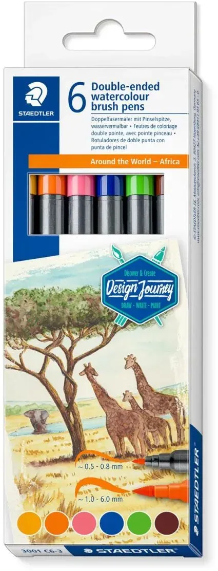 Staedtler 3001 C6-3 Filzstift Fein