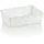 Kela Aufbewahrungskorb Alvaro Kunststoff 30 x 21 x 9 cm weiß