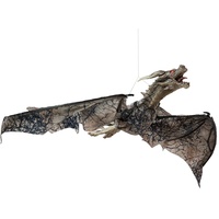 Europalms Halloween Flying Dragon, animiert, braun, 120cm