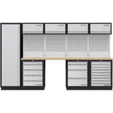 Kraftwerk Mobilio 5er Kombi, Hochschrank, 4/5/9 Schubladen, Buche
