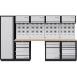 Kraftwerk Mobilio 5er Kombi, Hochschrank, 4/5/9 Schubladen, Buche