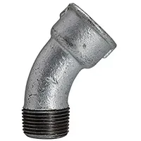 Riegler Bogen 40, 45°, IG/AG, Rp/R 1 1/2, schwarzer