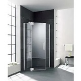 PXR00F23181AK 80x90x185cm, silber mattglanz, ESG klar, rechts