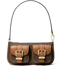 Michael Kors 32S5GZCU1B-252 Clutch Leather Brown
