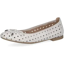CAPRICE Ballerina in (White Nappa), 37 EU