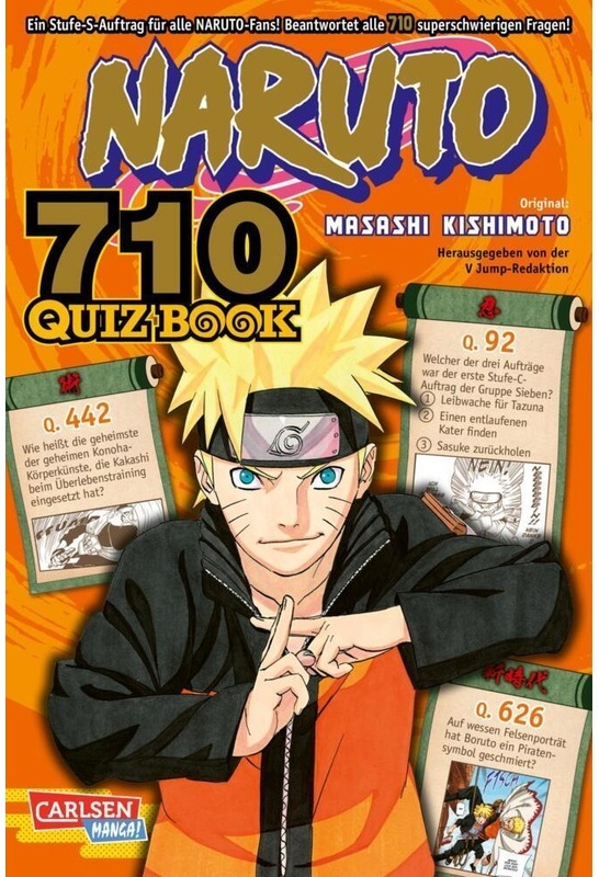 Naruto Quiz Book - Masashi Kishimoto, Taschenbuch