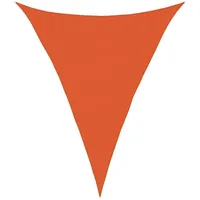 VidaXL Sonnensegel 160 g/m2 Dreieckig Orange 3x4x4 m hdpe