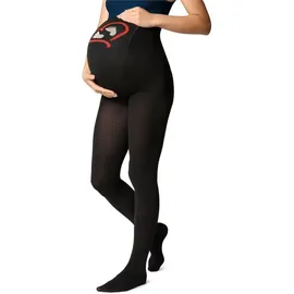 Be Mammy Umstandsstrumpfhose 150 DEN Schwarz XL