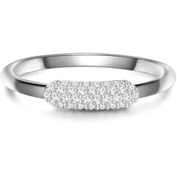 Glanzstücke München Ring Sterling Silber Zirkonia in Silber Ringe   Damen 