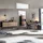 SalesFever Nachtschrank Torsby 50 x 40 x 50 cm Schwarz