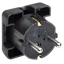 Bachmann 911170 Schutzkontakt-Flachstecker 250V Schwarz