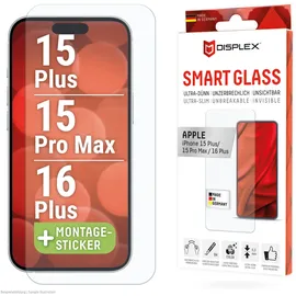 Displex Smart Glass für Apple iPhone 15 Plus/15 Pro Max/16 Plus