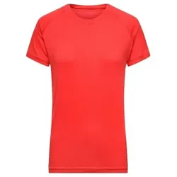 Damen Recycled Sport Shirt JN519, hellrot, Größe XXL - rot - XXL