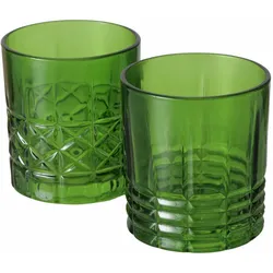 Trinkglas WHISKEY grün
