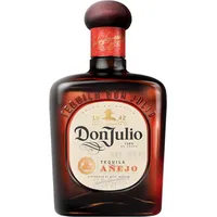 Don Julio Añejo | premium gereifter Tequila aus Jalisco, Mexiko | 100 % blaue Agave | 18 Monate im Eichenfass gelagert | pur, als Paloma- und Margarita-Cocktail | 38 % vol | Einzelflasche, 700 ml