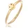 Elli Ring 925 Silber mit Smiling Pinky Ring in gold, | Gr.: 46