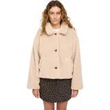 Mazine Faux-Fur Button Jacket - M