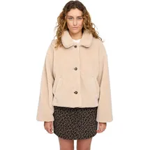 Mazine Faux-Fur Button Jacket - M