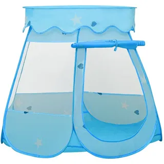 vidaXL Kinder-Spielzelt mit 250 Bällen Blau 102x102x82 cm