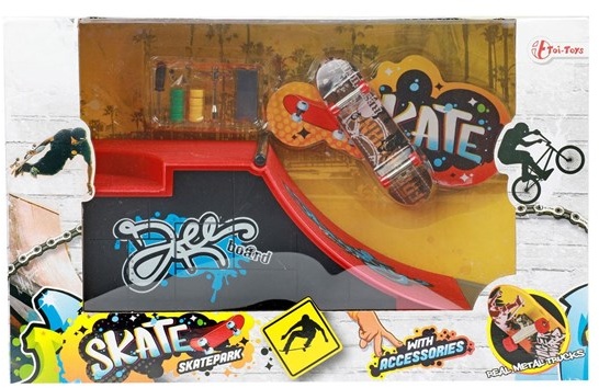 Finger skateboard or BMX bike with skate track (Assorted)