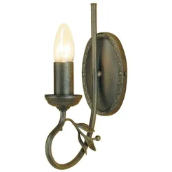 Olivia Wandleuchte schwarz, gold Elstead Lighting OV1-BLK-GOLD