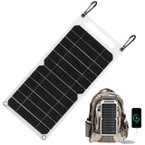 YOUNICE 6W Tragbares Solarladegerät Wasserdicht Solarpanel mit 5V USB Solar Handy Ladegerät für Outdoor Camping Smartphone Tablet Powerbank Kamera