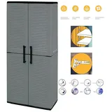 GarPet Gartenschrank 68 x 88 x 60 cm Grau