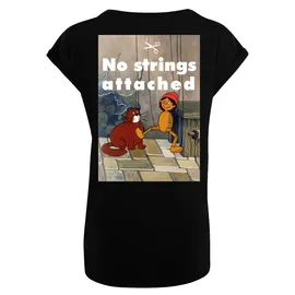 F4NT4STIC T-Shirt Pinocchio No Strings Attached in schwarz | Gr.: S