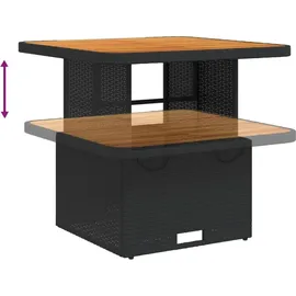 vidaXL Bistroset 3-tlg. Schwarz