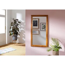 Massivmoebel24 Spiegel Akazie 115 x 60 cm Honig