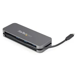Startech StarTech.com 4 Port USB-C-Hub - 3x USB-A/1x USB-C - 5Gbit/s USB 3.0 Typ-C Hub (3.2/3.1 Gen 1) - Busbetrieben - Tragbarer USB-C auf USB-A Adapter Hub - 28,5cm integirertes Host-Kabel (HB30CM3A1CB)