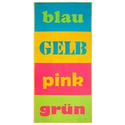 Dyckhoff Strandtuch Liegetuch 'Colors' 80 x 180 cm Bunt