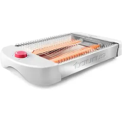 Taurus Flachtoaster Modell Astrea 600W – 24x20 Gitter, 2 Quarzheizelemente