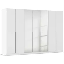 Rauch »Kleiderschrank Schrank Garderobe AGORDO mit Dekor- oder Hochglanzfront«, (in zwei Griff-Farben), durchdachte Innenausstattung, in 6 Breiten und 2 Höhen MADE IN GERMANY, weiß
