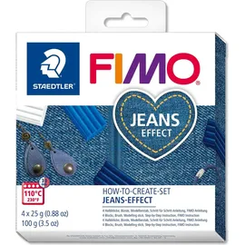 Staedtler Fimo Soft Modelliermasse jeans effect 10 Teile
