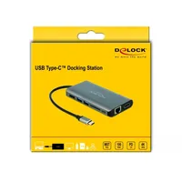 DeLock USB Type-C Docking Station, USB-C 3.1 [Stecker] (87683)