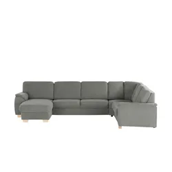 smart Wohnlandschaft  Valencia ¦ grau ¦ Maße (cm): B: 341 H: 90 T: 254.0