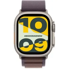 Apple Watch Ultra 2 GPS + Cellular 49 mm Titangehäuse natur, Alpine Loop indigo S