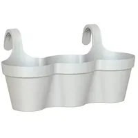 Artevasi Capri Balkonkasten Hellgrau 54 cm Kunststoff