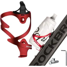 ROCKBROS Aluminium Fahrradflaschenhalter Flaschenhalter Rot