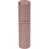 Fantasia Taschenzerstäuber mit Blumendekor, nachfüllbar für 8ml, eindrehbarer Zerstäuberkopf, Pink