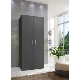 WIMEX Kleiderschrank Multiraumkonzept 80 x 185 x 54 cm Grau