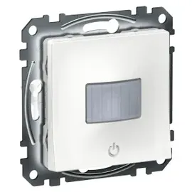 Elso WDE002375 Bewegungsmelder mit Zentralplatte 160Grad, 3 Leiter, 2200W, 1.1m Exxact weiss