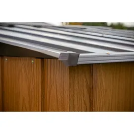 SPACEMAKER Metallgerätehaus Woodlake 5x4 1,51 x 1,22 x 1,98 m holzoptik